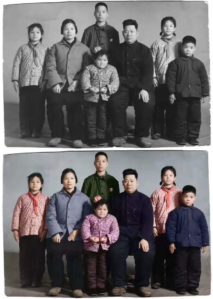 老照片上色